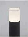 Lampa ogrodowa stojąca VILLAHERMOSA czarny piaskowy wys. 80cm.