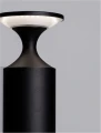 Lampa ogrodowa stojąca MORCAVO czarny piaskowy wys. 90cm.
