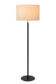 Lampa podłogowa stojąca MAYA czarny - beżowy Ø45 cm. E27