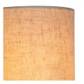 Lampa podłogowa stojąca MAYA czarny - beżowy Ø45 cm. E27