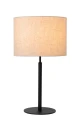 Lampa stołowa MAYA czarny - beżowy Ø26 cm. E27