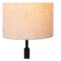 Lampa stołowa MAYA czarny - beżowy Ø26 cm. E27