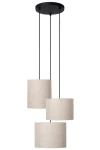 MAYA czarny - beżowy Ø46 cm. 3xE27 Lampa wisząca