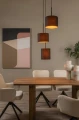 Lampa wisząca MAYA czarny Ø46 cm. 3xE27