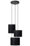 MAYA czarny Ø46 cm. 3xE27 Lampa wisząca
