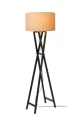 Lampa podłogowa stojąca TRAFALGAR czarny - beżowy E27