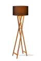 Lampa podłogowa stojąca TRAFALGAR brązowy - czarny E27