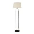 Lampa podłogowa stojąca Jazz czarny-srebrny-biały E27