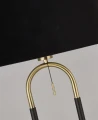 Lampa stołowa Jazz czarny mat-mosiądz satyna-czarny E27