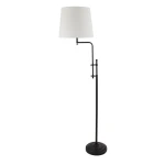 Munich czarny mat - beżowy E27 Lampa podłogowa stojąca