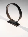Lampa ogrodowa stojąca BABASAC czarny piaskowy LED