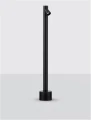 Lampa ogrodowa stojąca obrotowa BORJA czarny piaskowy wys. 60cm.