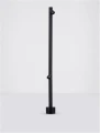 Lampa ogrodowa stojąca obrotowa BORJA czarny piaskowy wys. 90cm.