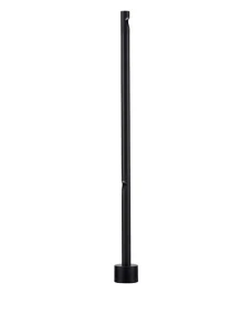 TRANDOR czarny piaskowy wys. 90cm. LED 2x4W 3000K IP65 Lampa ogrodowa stojąca obrotowa