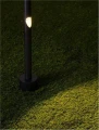 Lampa ogrodowa stojąca obrotowa TRANDOR czarny piaskowy wys. 90cm.