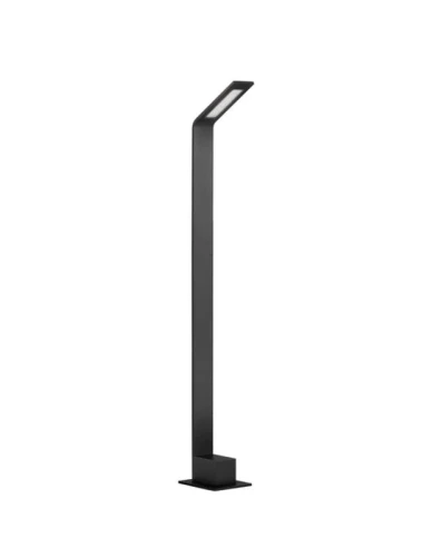 Lampa ogrodowa stojąca METAN czarny piaskowy wys. 80cm.