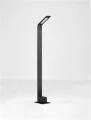 Lampa ogrodowa stojąca METAN czarny piaskowy wys. 80cm.