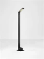 Lampa ogrodowa stojąca METAN czarny piaskowy wys. 80cm.