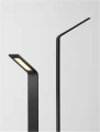 Lampa ogrodowa stojąca METAN czarny piaskowy wys. 80cm.