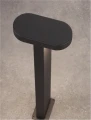 Lampa ogrodowa stojąca podwójna SALTILLO ciemny antracyt wys. 50cm.