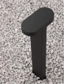 Lampa ogrodowa stojąca podwójna SALTILLO ciemny antracyt wys. 50cm.