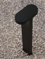 Lampa ogrodowa stojąca podwójna SALTILLO ciemny antracyt wys. 50cm.