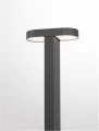 Lampa ogrodowa stojąca podwójna SALTILLO ciemny antracyt wys. 75cm.