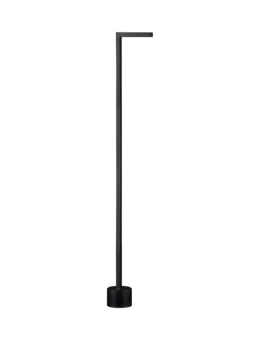 Lampa ogrodowa stojąca CHIMBOTE czarny piaskowy wys. 95cm.