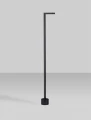 Lampa ogrodowa stojąca CHIMBOTE czarny piaskowy wys. 95cm.