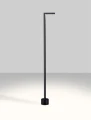 Lampa ogrodowa stojąca CHIMBOTE czarny piaskowy wys. 95cm.