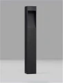 Lampa ogrodowa stojąca VIEJO czarny piaskowy wys. 60cm.