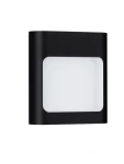 ARBIETO czarny piaskowy LED 9W 3000K Kinkiet zewnętrzny góra-dół