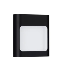 ARBIETO czarny piaskowy LED 9W 3000K Kinkiet zewnętrzny góra-dół