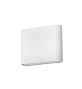 MADRYN biały piaskowy LED 2x3W 3000K Kinkiet zewnętrzny góra-dół