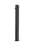 MONCLOVA czarny piaskowy wys. 80cm. LED 9W 3000K Lampa ogrodowa stojąca góra-dół z dyfuzorem antyodblaskowym
