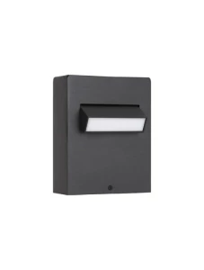 MONCLOVA czarny piaskowy wys. 15cm. LED 6W 3000K Lampa ogrodowa stojąca dół z dyfuzorem antyodblaskowym