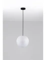 Zewnętrzna lampa wisząca CELENDIN biały śr. 30cm.