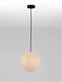 Zewnętrzna lampa wisząca CELENDIN biały śr. 30cm.