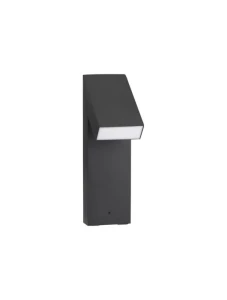 MONOVA czarny piaskowy wys. 40cm. LED 6W 3000K Lampa ogrodowa stojąca dyfuzorem antyodblaskowym