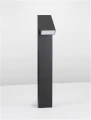 Lampa ogrodowa stojąca dyfuzorem antyodblaskowym MONOVA czarny piaskowy wys. 80cm.