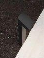 Lampa ogrodowa stojąca dyfuzorem antyodblaskowym MONOVA czarny piaskowy wys. 80cm.