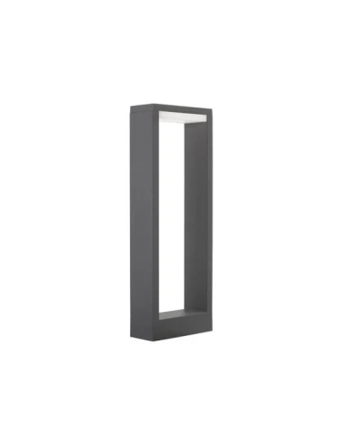Lampa ogrodowa stojąca MORALEJA prostokątny ciemnoszary wys. 50cm. LED