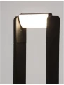 Lampa ogrodowa stojąca z regulowaną głowicą BARCELONETA czarny piaskowy wys. 80cm.
