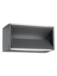 MONTEROS ciemnoszary LED 2x5W 3000K IP54 Kinkiet zewnętrzny regulowany