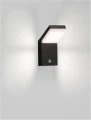 Kinkiet zewnętrzny z czujnikiem ruchu i zmierzchu SIRELIA ciemny antracyt PIR LED 12W 3000K IP65