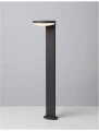 Lampa ogrodowa stojąca CAMPECHUELA ciemnoszary wys. 80cm. LED
