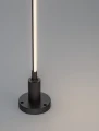 Lampa ogrodowa stojąca CUCUTA czarny piaskowy wys. 98cm.