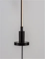 Lampa ogrodowa stojąca CUCUTA czarny piaskowy wys. 58cm.