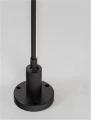 Lampa ogrodowa stojąca CUCUTA czarny piaskowy wys. 58cm.