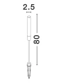 Lampa ogrodowa stojąca CABAL rdzawy wys. 80cm. LED